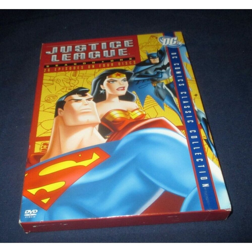 Justice League - The Complete First Season (DVD, 2006, 4-Disc Set)